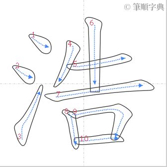 浩筆畫|部首索引 [4畫/水部+7畫/浩]